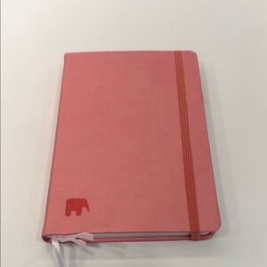 Pink Elephant Hardcover Notebook